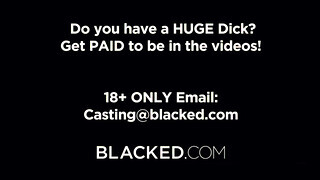 BlackedRaw - Emily Willis ánusza is megkettyintve