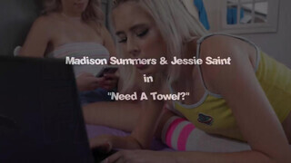 Jessie Saint és Madison Summers édeshármasban kufirconlak
